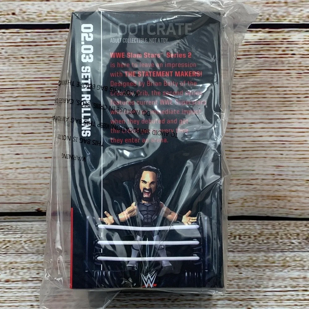 WWE Slam Stars Series 2 Seth Rollins 2018 Loot Crate Adult‎ Collectible New